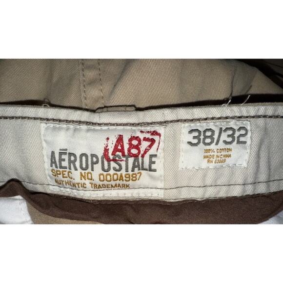 Aeropostale NWT 38 x 32 Men's Cowboy Khaki's Pants - Picture 2 of 7